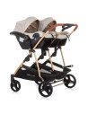 ST-KBDS02303SA,Carucior gemeni Chipolino Duo Smart 3 in 1 sand