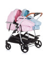 ST-KBDS02305RS,Carucior gemeni Chipolino Duo Smart 3 in 1 rose water sky