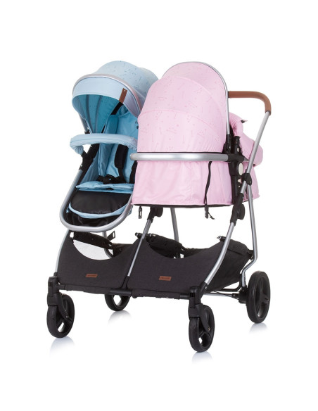 ST-KBDS02305RS,Carucior gemeni Chipolino Duo Smart 3 in 1 rose water sky