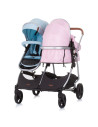 ST-KBDS02305RS,Carucior gemeni Chipolino Duo Smart 3 in 1 rose water sky