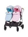 ST-KBDS02305RS,Carucior gemeni Chipolino Duo Smart 3 in 1 rose water sky
