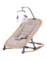 SHEVL02302SA,Scaunel balansoar Chipolino Velvet sand wood