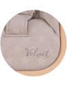 SHEVL02302SA,Scaunel balansoar Chipolino Velvet sand wood