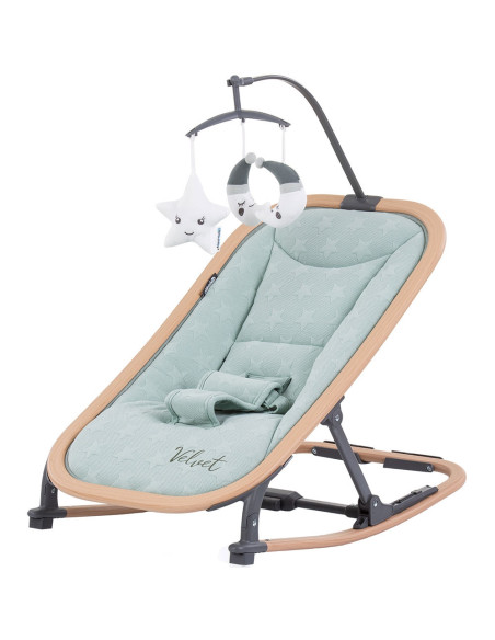 SHEVL02303AL,Scaunel balansoar Chipolino Velvet aloe wood