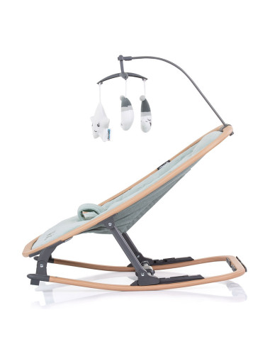 SHEVL02303AL,Scaunel balansoar Chipolino Velvet aloe wood