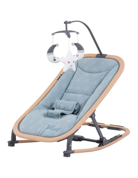 SHEVL02304SK,Scaunel balansoar Chipolino Velvet sky wood