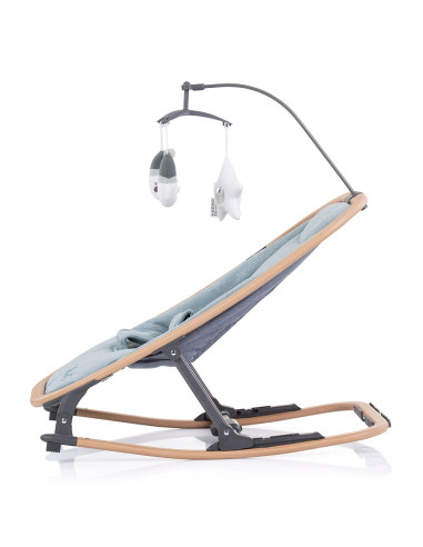 SHEVL02304SK,Scaunel balansoar Chipolino Velvet sky wood