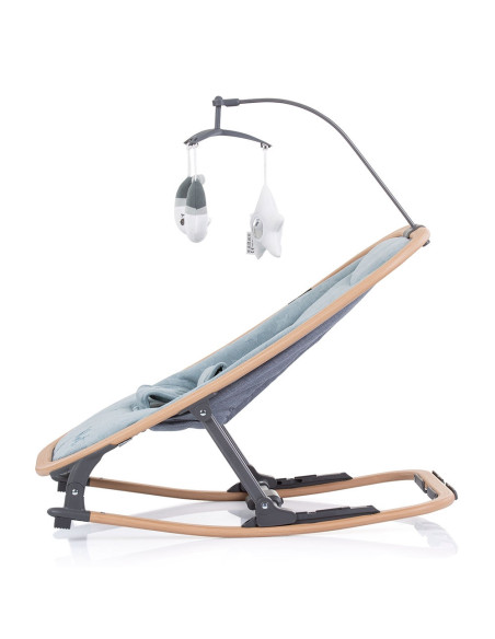 SHEVL02304SK,Scaunel balansoar Chipolino Velvet sky wood
