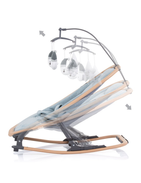 SHEVL02304SK,Scaunel balansoar Chipolino Velvet sky wood
