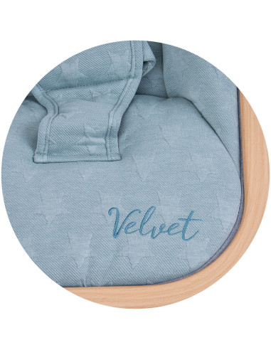 SHEVL02304SK,Scaunel balansoar Chipolino Velvet sky wood