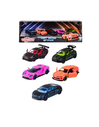 212053179,Majorette Set 5 Masinute Metalice De Curse Scara 1:64