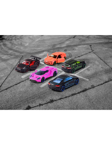 212053179,Majorette Set 5 Masinute Metalice De Curse Scara 1:64
