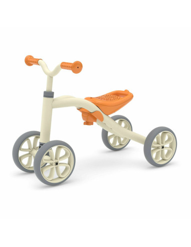 BN-CPQD01GRE,Tricicleta usoara RideOn Quadie, Cu sa reglabila, Cu mic compartiment in sa, 2.6 Kg, Pentru 1 - 3 ani, Chillafish, 