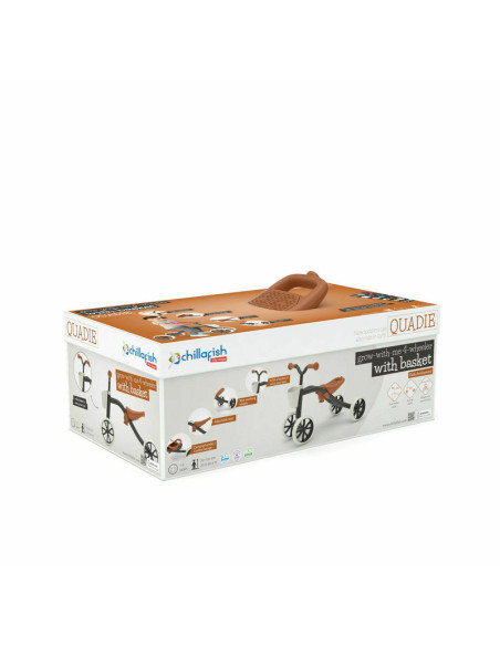 BN-CPQD02BLA,Tricicleta usoara RideOn Quadie 2, Cu sa reglabila, Cu cos pentru depozitare, Cu mic compartiment in sa, 2.6 Kg, Pe