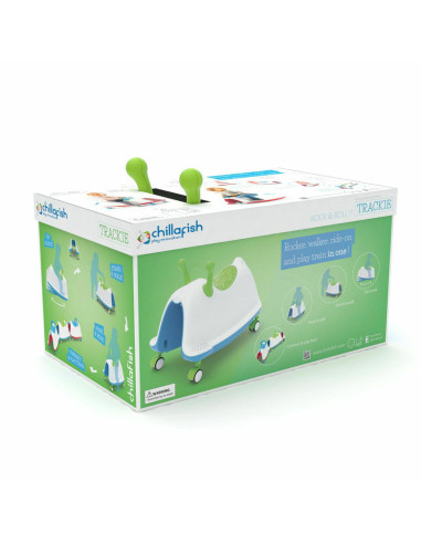 BN-CPTR01LIM,Jucarie Trackie 3 in 1, De calarit, Balansoar si antepremergator, 2.4 Kg, De la 1 la 5 ani, Chillafish, Lime