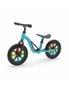 BN-CPCH02SKY,Bicicleta de echilibru usoara Charlie Glow, Cu ghidon si sa reglabile, Cu spite luminoase, Greutate 2.5 Kg, Cu roti