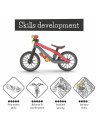 BN-CPMX03RED,Bicicleta de echilibru BMXie Moto, Cu suruburi si surubelnita pentru copii, Cu sunete reale Vroom Vroom, Cu sa regl