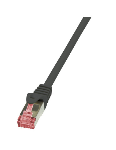 RY-CQ2053S,PATCH CORD S/FTP LOGILINK Cat6, LSZH, cupru, 2 m, negru, AWG27, dublu ecranat "CQ2053S"