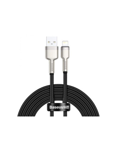 CALJK-B01,CABLU alimentare si date Baseus Cafule Metal, Fast Charging Data Cable pt. smartphone, USB la Lightning Iphone 2.4A, b
