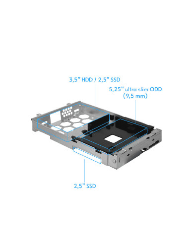 BE-10B-300,CARCASE Chieftec, "Uni" mini tower Black, 2xUSB 3.0, 2x USB 2.0, "BE-10B-300"