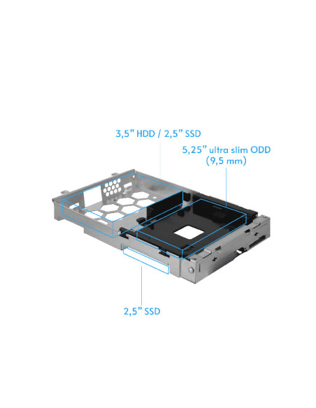 BE-10B-300,CARCASE Chieftec, "Uni" mini tower Black, 2xUSB 3.0, 2x USB 2.0, "BE-10B-300"