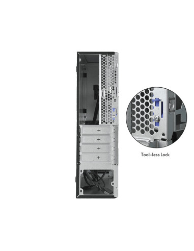 BE-10B-300,CARCASE Chieftec, "Uni" mini tower Black, 2xUSB 3.0, 2x USB 2.0, "BE-10B-300"