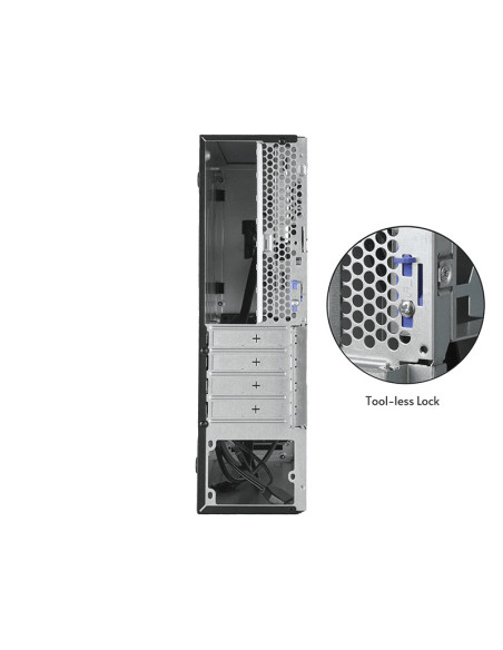 BE-10B-300,CARCASE Chieftec, "Uni" mini tower Black, 2xUSB 3.0, 2x USB 2.0, "BE-10B-300"