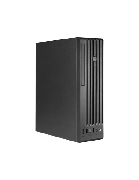 BE-10B-300,CARCASE Chieftec, "Uni" mini tower Black, 2xUSB 3.0, 2x USB 2.0, "BE-10B-300"