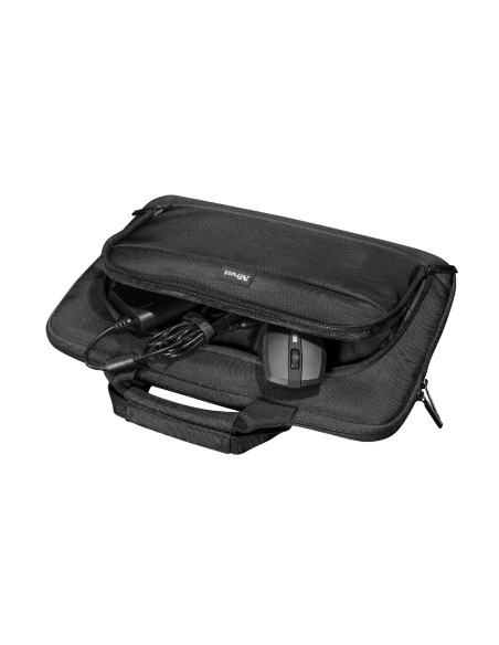 TR-24394,GEANTA TRUST, pt. notebook de max 14 inch, 1 compartiment, buzunar frontal, poliester, negru, "TR-24394"