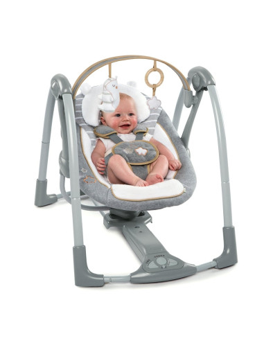 BB-11023,Ingenuity - Leagan portabil Swing 'n Go Portable Swing™ - Bella Teddy™