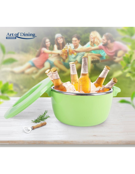 HR-SNV-6LV,CASEROLA TERMICA 6L, NOVA, VERDE, ART OF