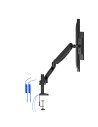 AD110DX,Brat sustinere AD110DX AOC 2 monitoare cu dimensiune maxima 27", fixare de birou, pivot 360gr, raza larga de inclinare,