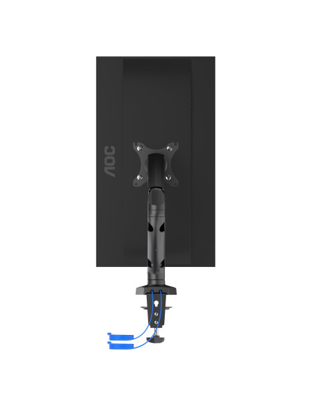 AS110DX,Brat sustinere monitor AS110DX AOC, pentru o pozitie optima dorita de utilizator, control cu arcuri, ergonomie maxima pe