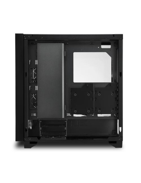 ELITE SHARK CA300H,Carcasa Sharkoon Elite Shark CA300H ATX, 8 sloturi de expansiune, 2x panouri tempered glass, 3x ventilatoare 