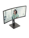 CU34P3CV,Monitor AOC CU34P3CV, 86,4 cm (34"), 3440 x 1440 Pixel, UltraWide Quad HD, LED, 4 ms, Negru