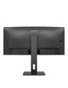 CU34P3CV,Monitor AOC CU34P3CV, 86,4 cm (34"), 3440 x 1440 Pixel, UltraWide Quad HD, LED, 4 ms, Negru