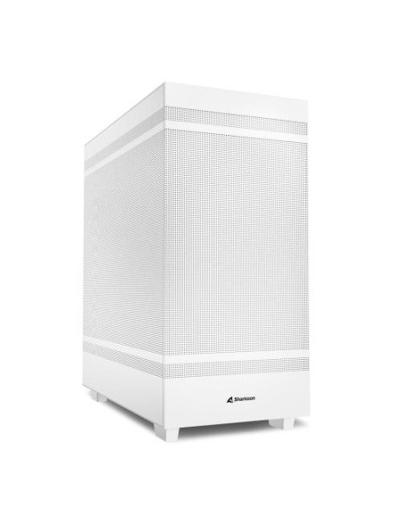REBEL C50 WHITE,Carcasa Sharkoon Rebel C50 WHITE MID Tower, Panou lateral din metal, 7 sloturi de expansiune, 3x 3.5" drive bays
