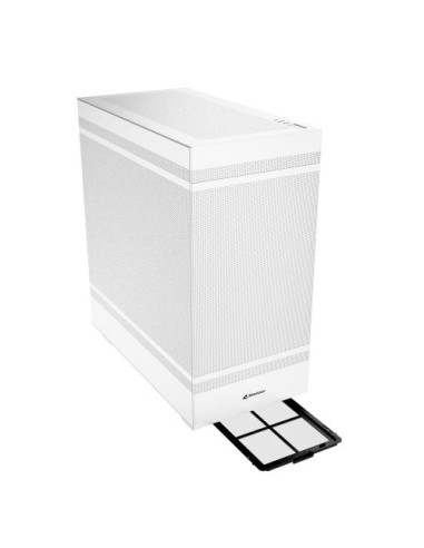 REBEL C50 WHITE,Carcasa Sharkoon Rebel C50 WHITE MID Tower, Panou lateral din metal, 7 sloturi de expansiune, 3x 3.5" drive bays