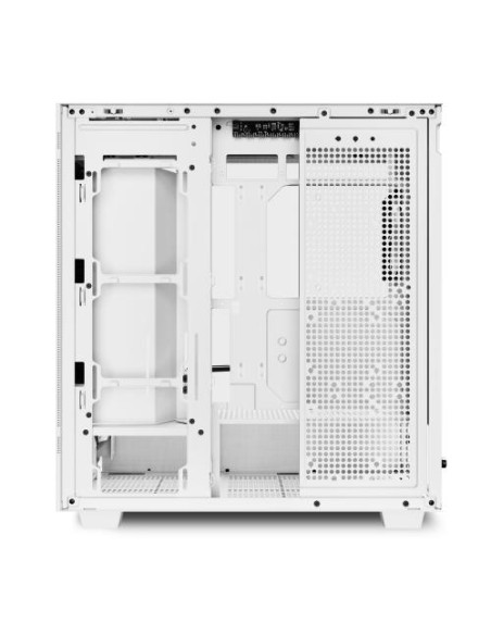 REBEL C50 W RGB,Carcasa Sharkoon Rebel C50 RGB WHITE MID Tower, Panou lateral din metal, 7 sloturi de expansiune, 3x 3.5" drive 