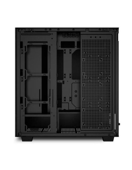 REBEL C50 BLACK,Carcasa Sharkoon Rebel C50 Black MID Tower, Panou lateral din metal, 7 sloturi de expansiune, 3x 3.5" drive bays