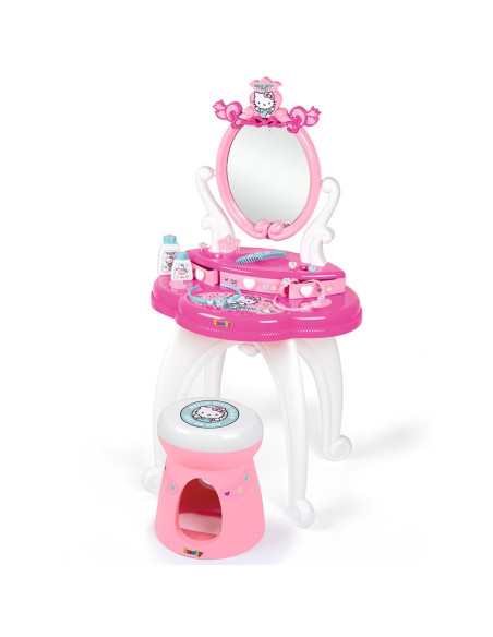 S7600320239,Jucarie Smoby Masuta de machiaj Hello Kitty Hairdresser 2 in 1