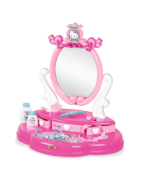 S7600320239,Jucarie Smoby Masuta de machiaj Hello Kitty Hairdresser 2 in 1