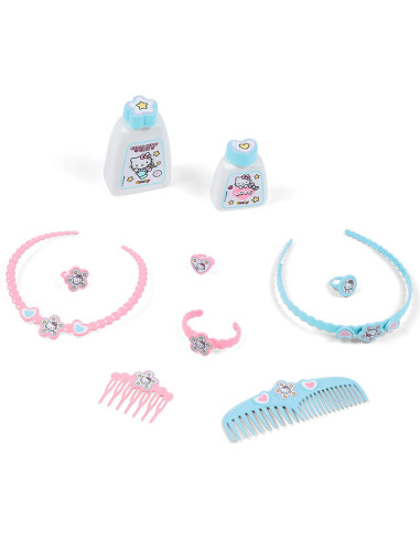 S7600320239,Jucarie Smoby Masuta de machiaj Hello Kitty Hairdresser 2 in 1