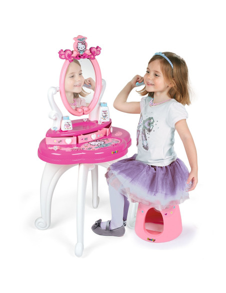 S7600320239,Jucarie Smoby Masuta de machiaj Hello Kitty Hairdresser 2 in 1