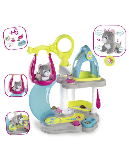 S7600340400,Centru de joaca pentru pisici de jucarie Smoby Cat's House