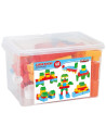 PL-03-227,Jucarie Pilsan Cuburi de construit in cutie Jumbo Blocks 60 piese