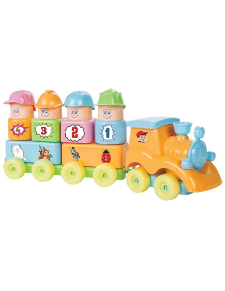 PL-03-228,Set constructie Pilsan My First Train 33 piese