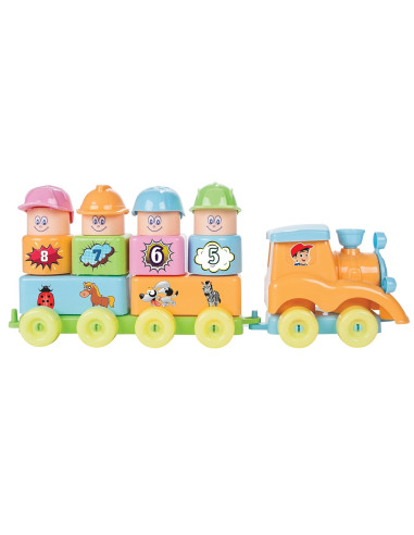 PL-03-228,Set constructie Pilsan My First Train 33 piese