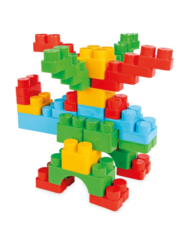 PL-03-568,Jucarie Pilsan Cuburi de construit in cutie Jumbo Blocks 166 piese