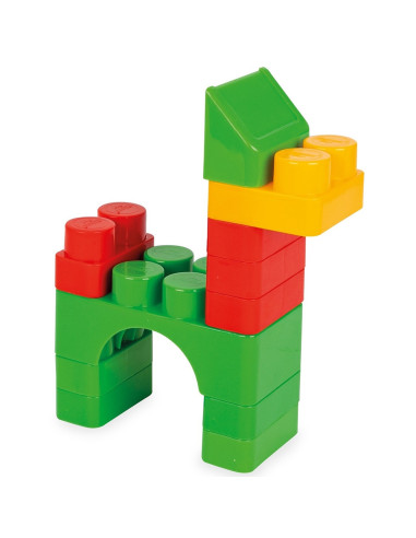 PL-03-568,Jucarie Pilsan Cuburi de construit in cutie Jumbo Blocks 166 piese